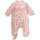 【新生児】 スイートガール長袖カバーオール 【60cm】