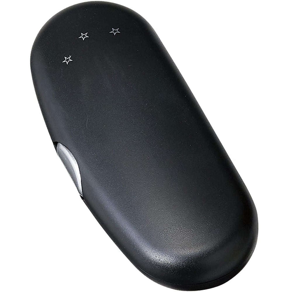 【キッズ】【メガネケース】 プラスチックハードケース　スターブラック