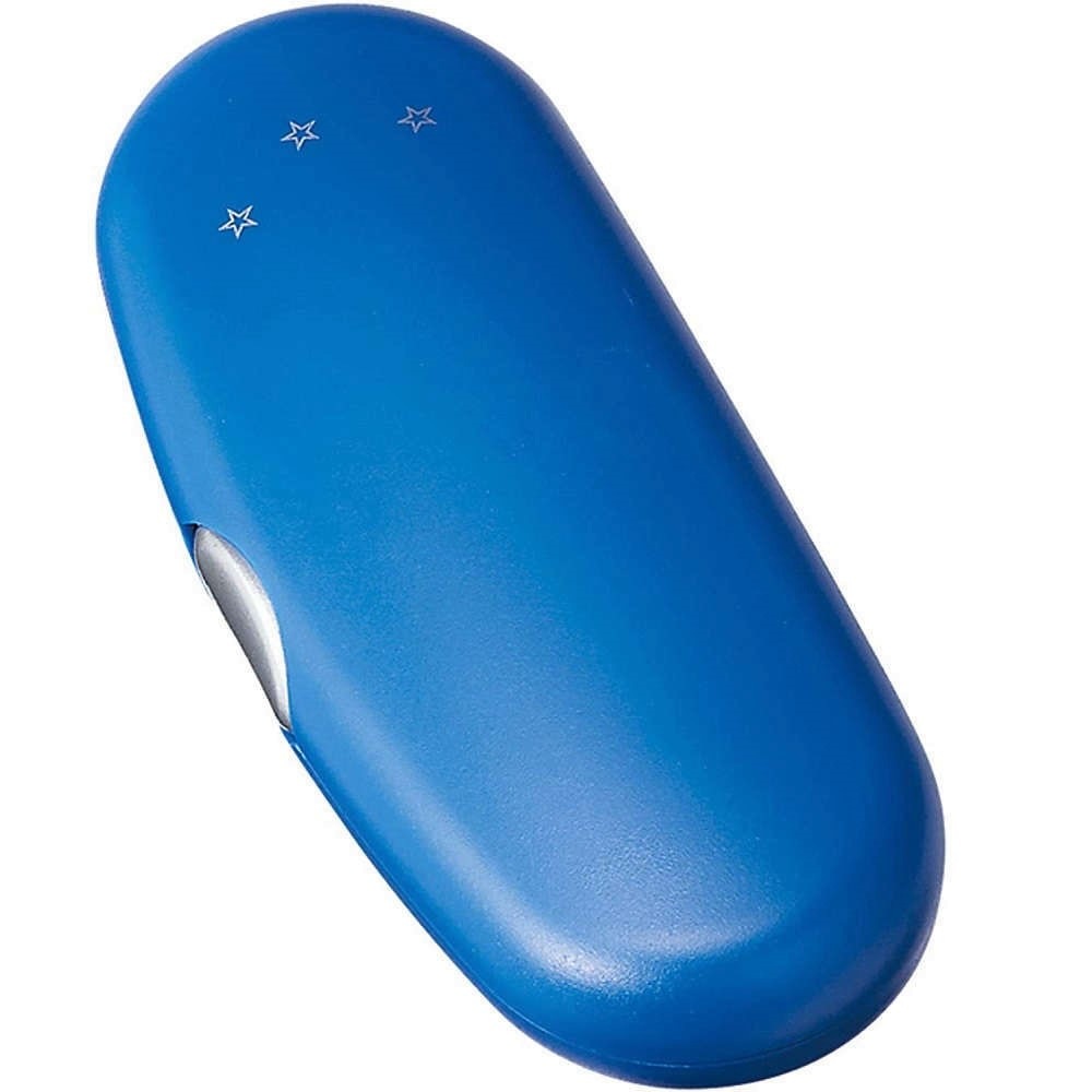 【キッズ】【メガネケース】 プラスチックハードケース　スターブルー