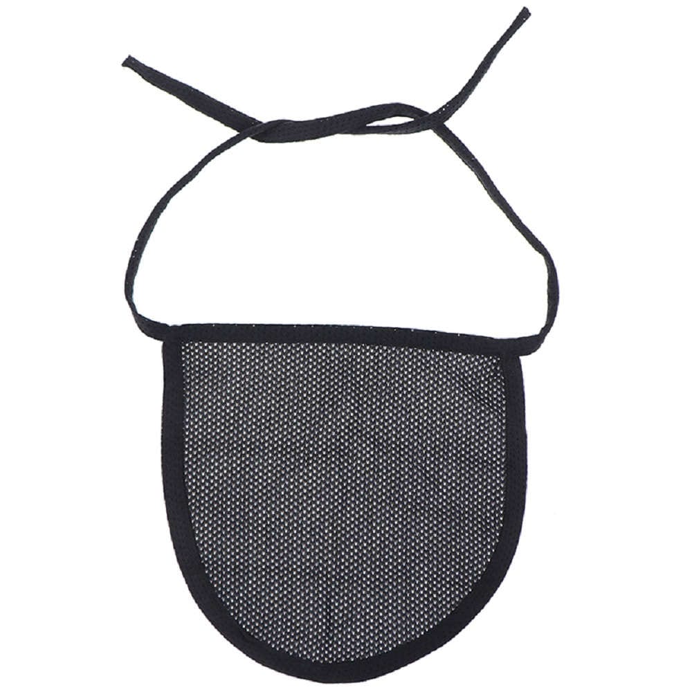 【気管切開】【喉頭摘出】【永久気管孔】　スタイスタイル シングルメッシュ ラージカバー：ブラック