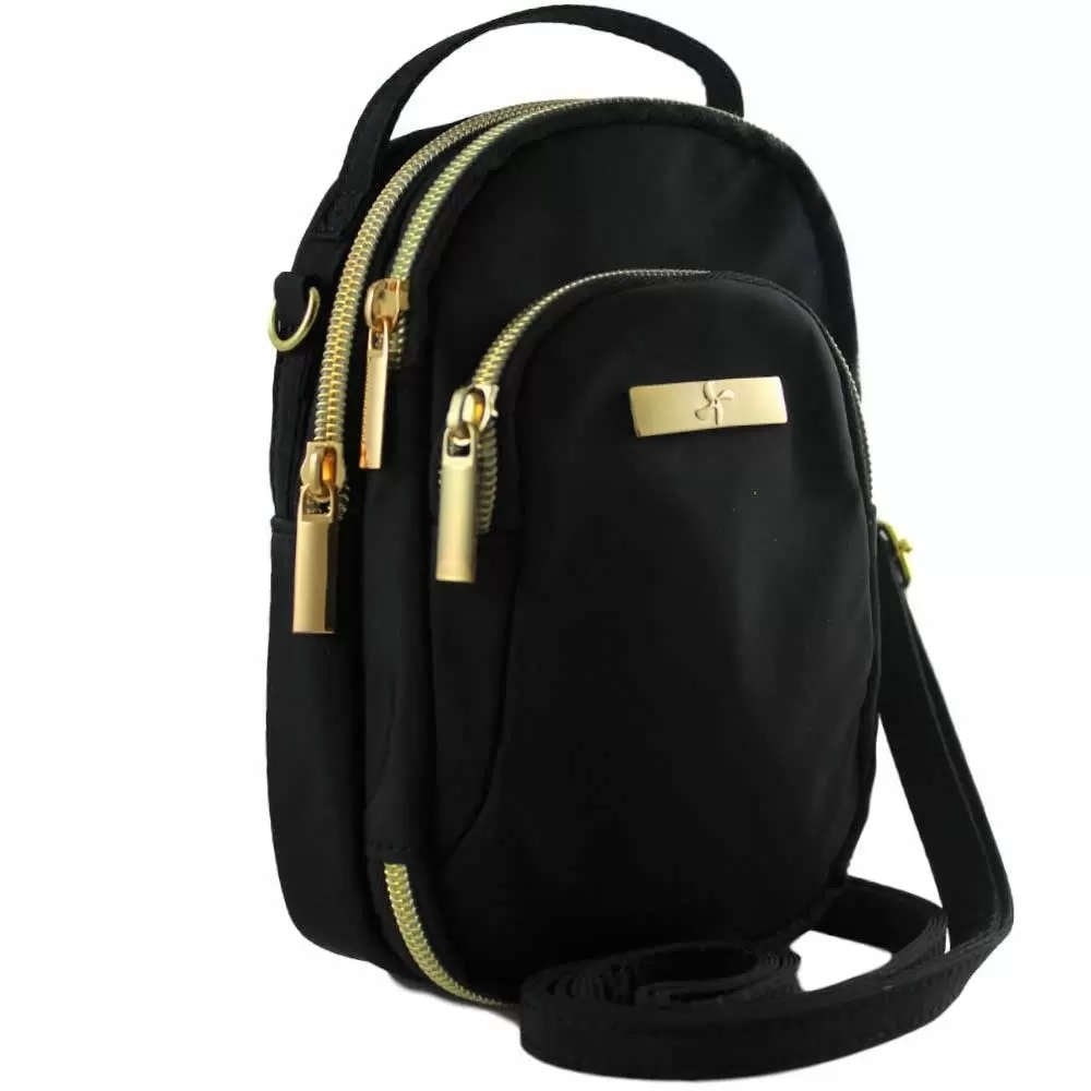 【糖尿病】【インスリンポーチ】シュガーバッグ ストラップケース：ブラック