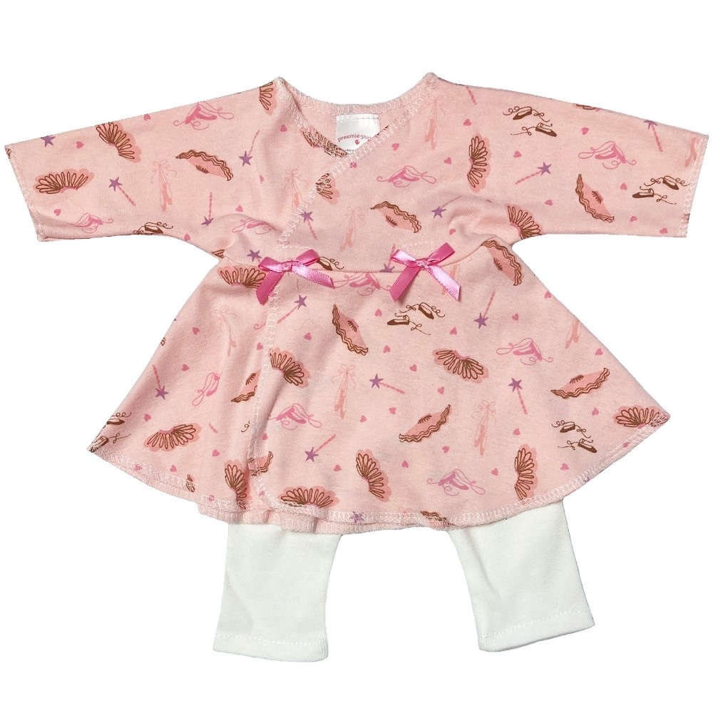 【未熟児】【低出生体重児】【早産児】【NICU】用 ベビー服： バレエ