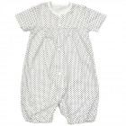 【新生児】 半袖2WAYドレス モノクロドット柄 【サイズ50-70】