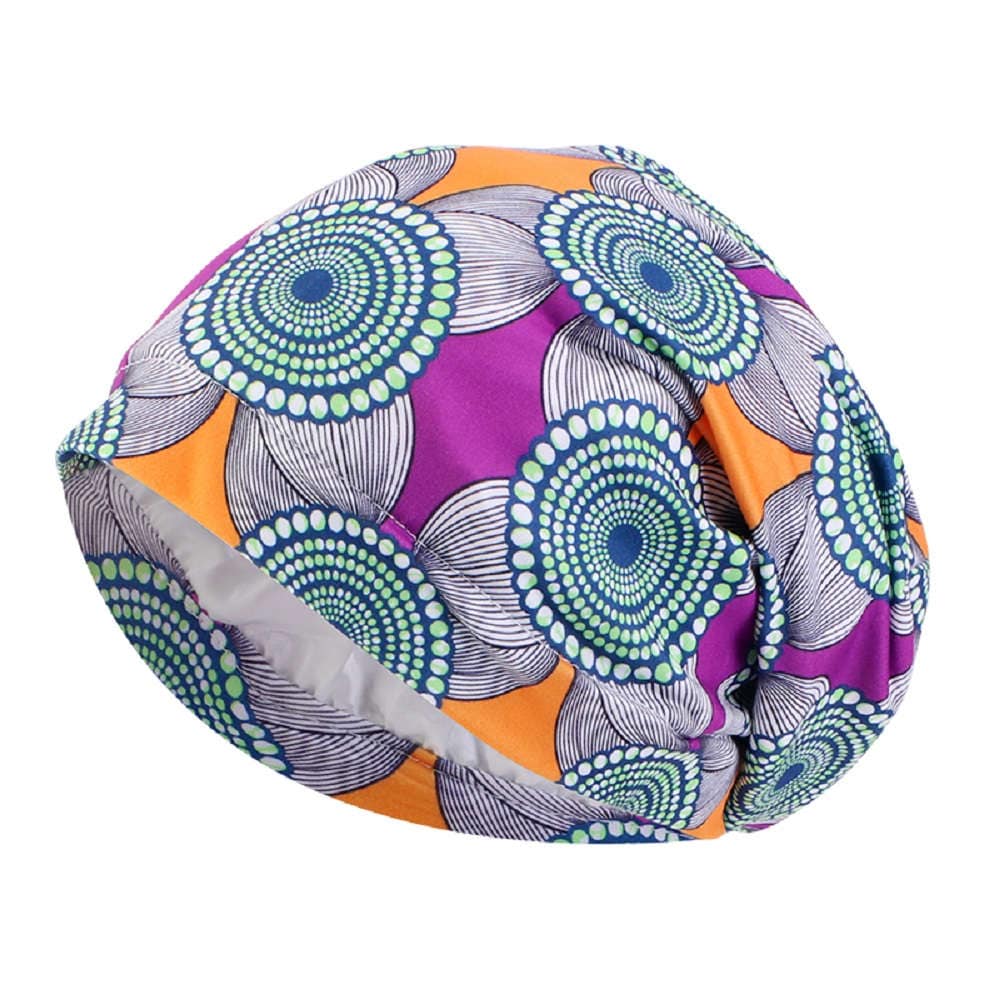 【抗がん剤治療】【医療用帽子】【ケア帽子】 スリープビーニー：アフリカン