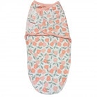 【新生児】【低出生体重児】【おくるみ】　コットンおくるみスリーパー：フラワー