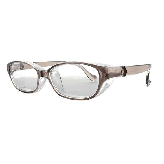【花粉防止メガネ】【UVカット】 スカッシースタイル ワイド グレー
