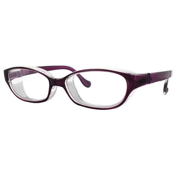 【花粉防止メガネ】【UVカット】 スカッシーメディカル レギュラー パープル