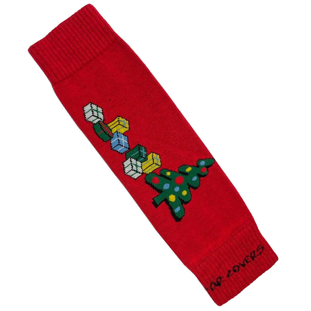 【頚椎ヘルニア】【ムチウチ】首サポーター・頚椎固定カラー用　カバー：レッドクリスマス