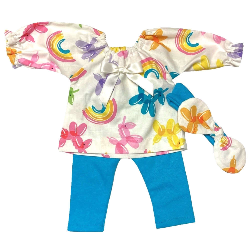 【未熟児】【低出生体重児】【早産児】【NICU】用 ベビー服セット ヘアバンド付き バルーンセット