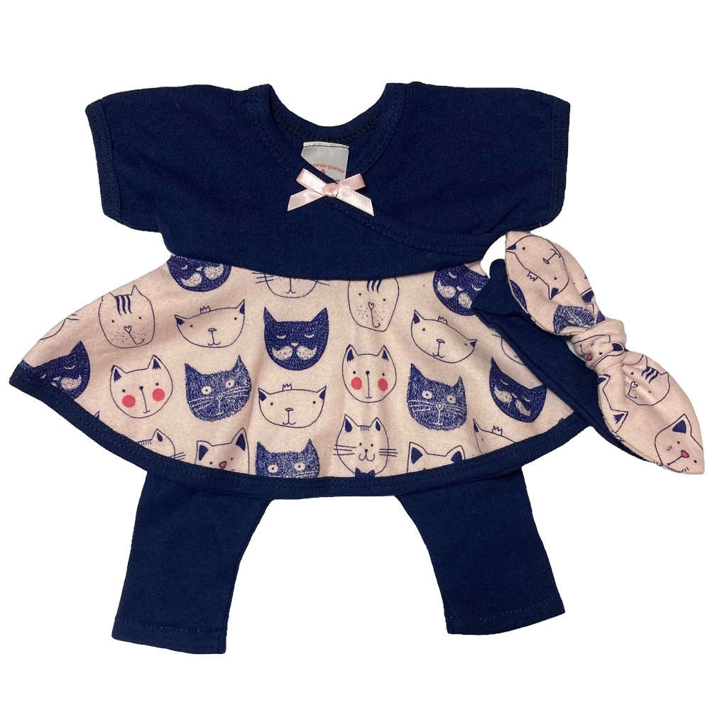 【未熟児】【低出生体重児】【早産児】【NICU】用 ベビー服： キャット