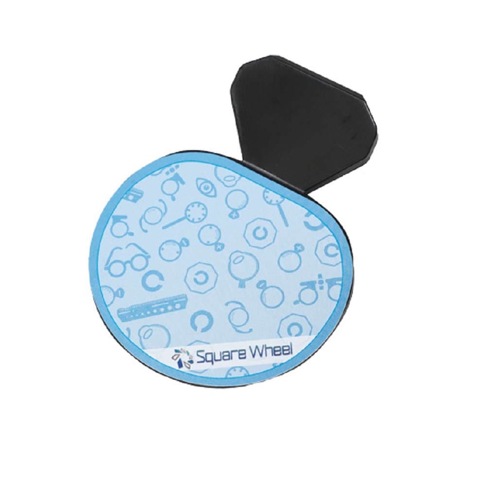 【遮眼板】 はさまない遮閉板：ブルー