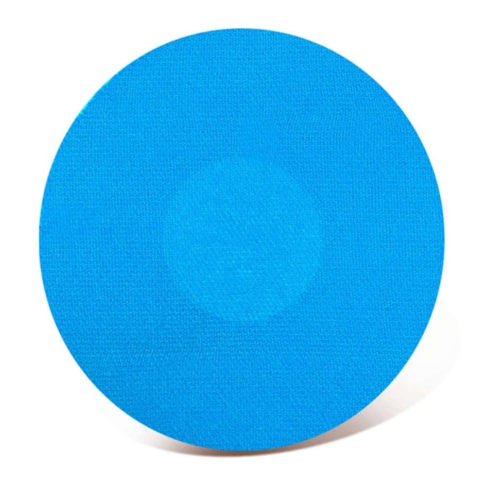 FreeStyleリブレ用 センサー保護シール 丸型 10枚：布ブルー