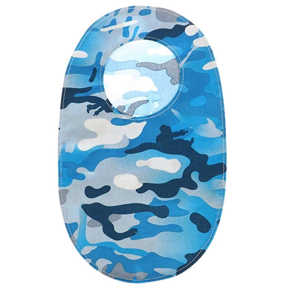 【オストメイト】【ストーマ】【人工肛門】 コットンストーマパウチカバー：ブルーカモ