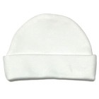 【未熟児】【低出生体重児】【早産児】【NICU】用 ベビー服：コットン帽子 ホワイト 【1360g以下】