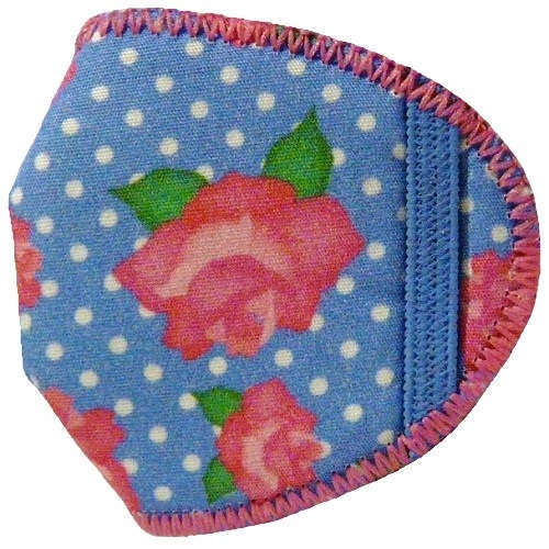 【弱視】【斜視】【訓練用】　めがねアイパッチ【キッズ用】：ローズフラワー