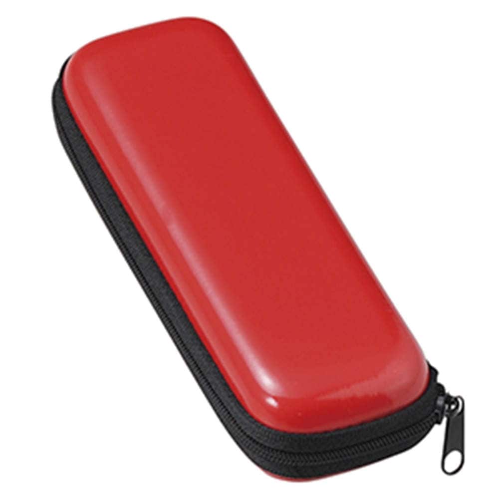 【キッズ】【メガネケース】 バイカラーキッズ ウレタンセミハードケース：レッド