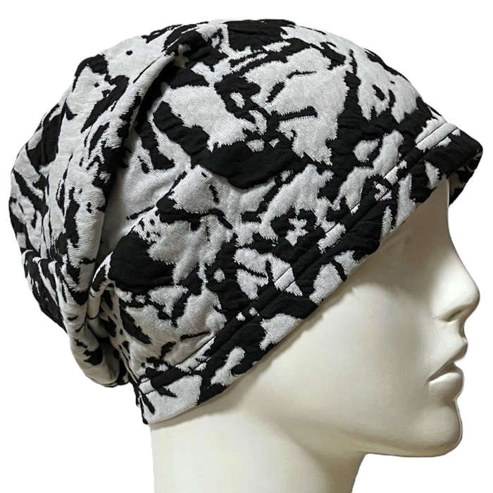 【抗がん剤治療】【医療用帽子】【ケア帽子】 ジャガードルースキャップ