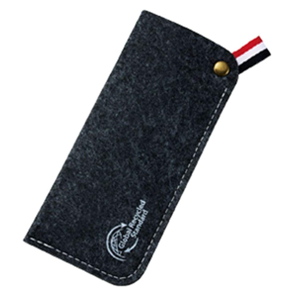 【メガネケース】 ソフトメガネケース SURE：ブラック