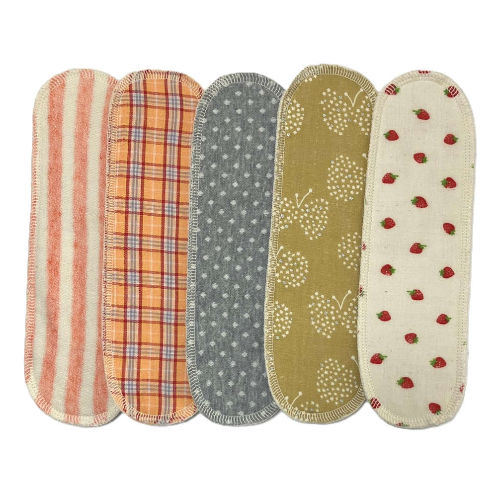 【アウトレット】 布ナプキン用 スリムパッド レギュラー 21cm 5枚セット