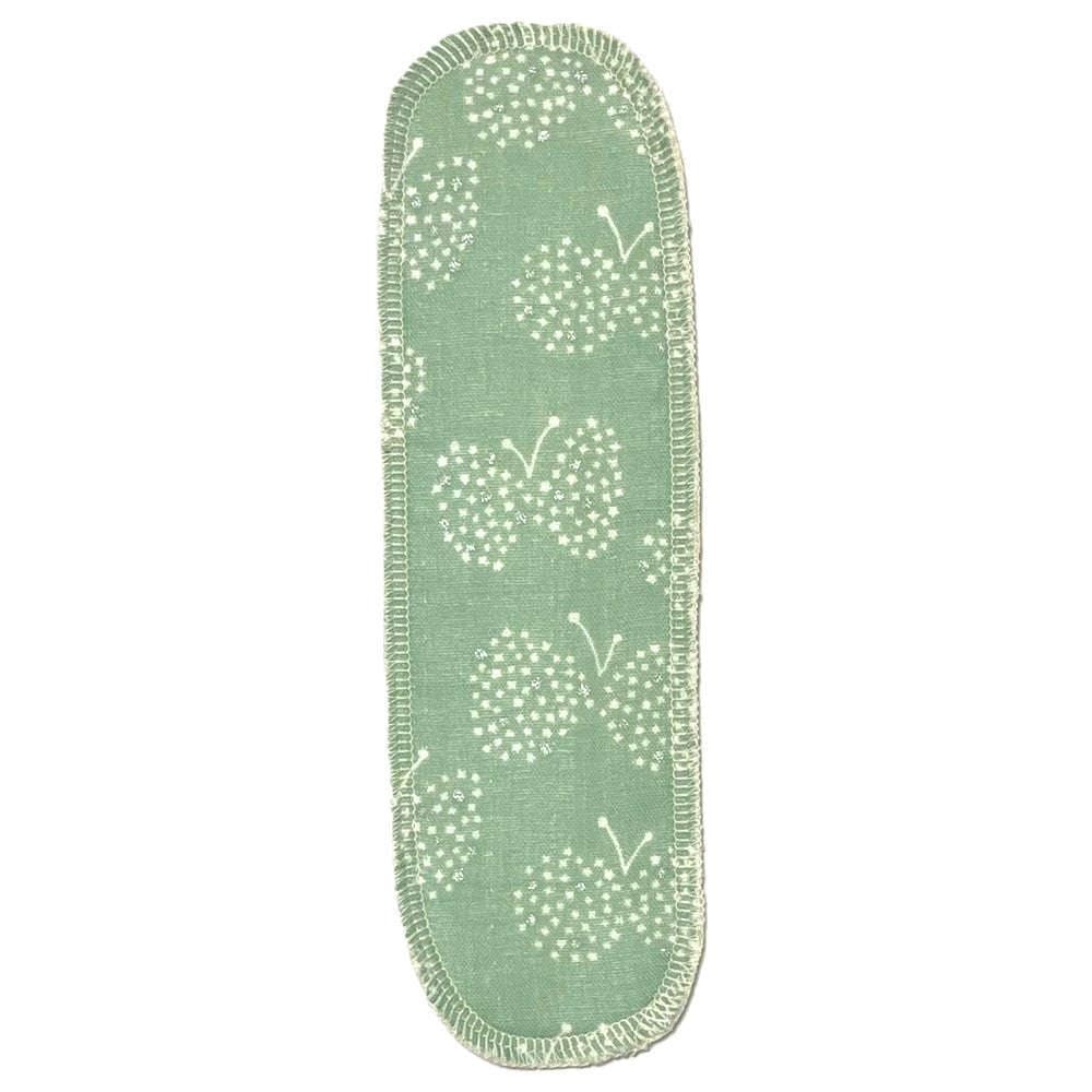 【アウトレット】 布ナプキン用 スリムパッド レギュラー 21cm：ミントバタフライ