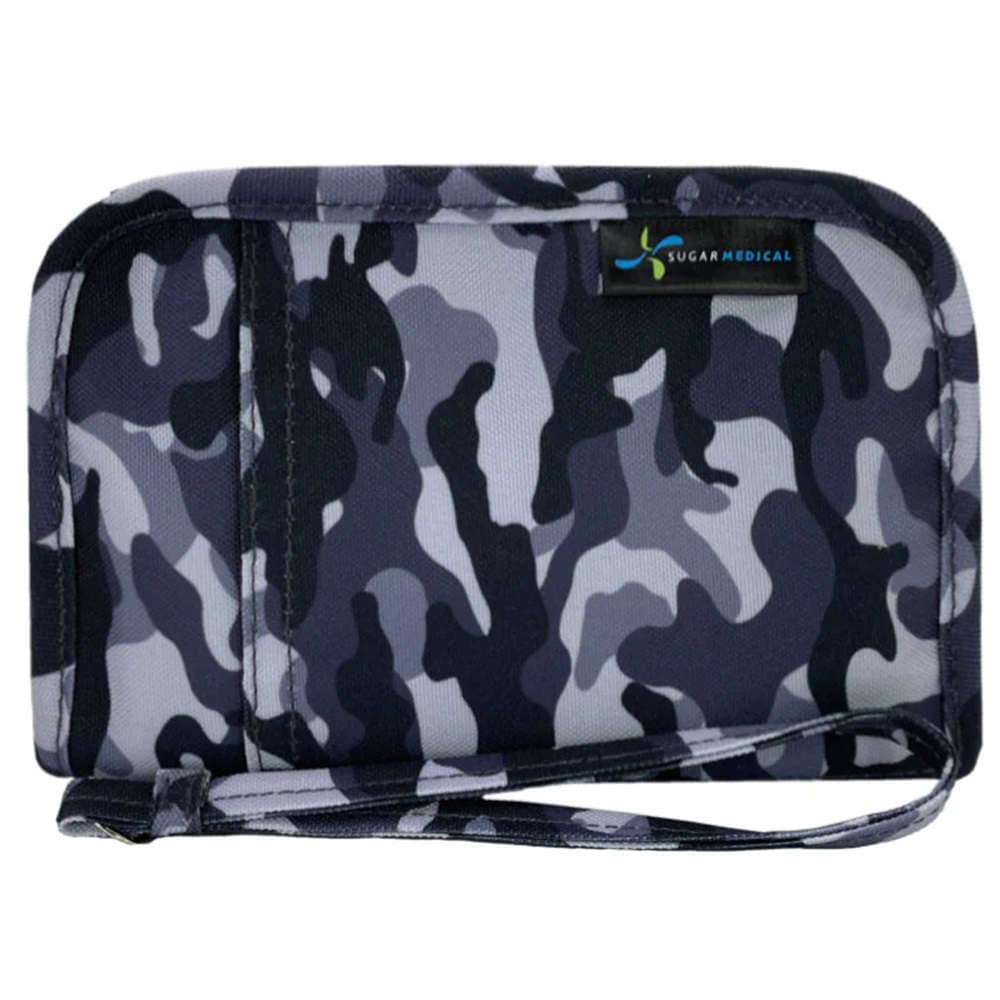 【糖尿病】【インスリンポーチ】シュガーバッグ：グレーカモ