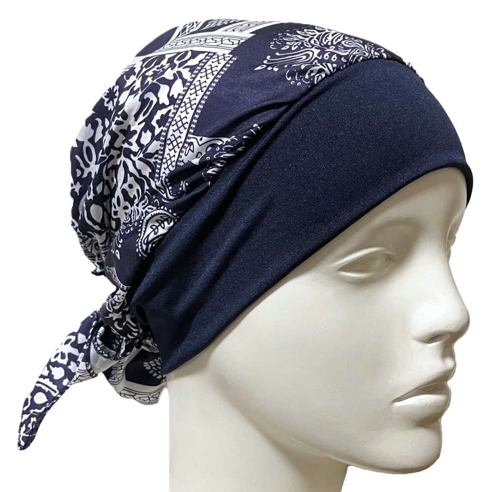 【抗がん剤治療】【医療用帽子】【ケア帽子】 スカーフタイプ：バンダナ