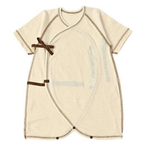 【新生児】 【日本製】 オーガニックコットン コンビ肌着 【サイズ50-60cm】