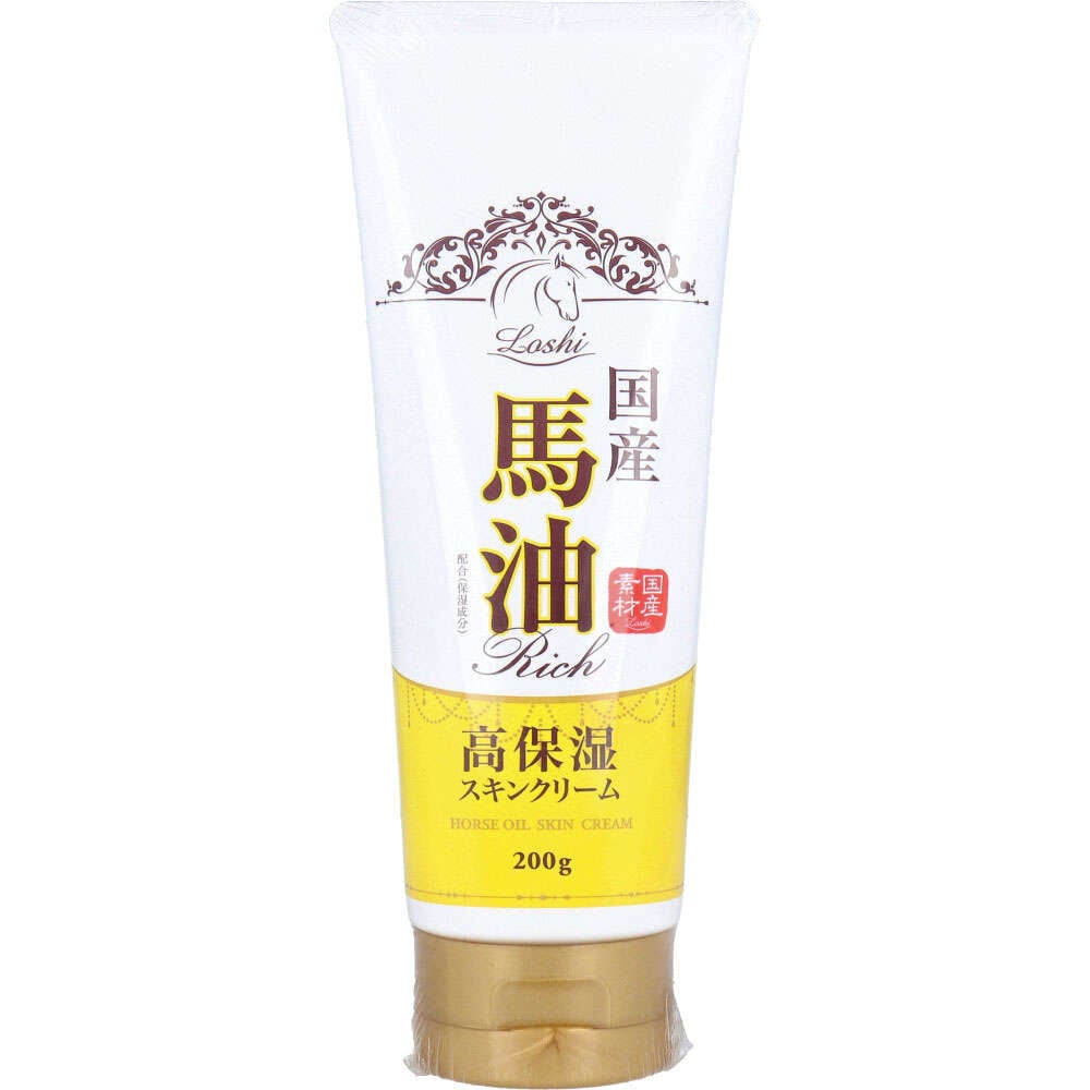 【スキンクリーム】 ロッシモイストエイド 国産馬油配合 スキンクリーム N やさしく香るサクラの香り 200g