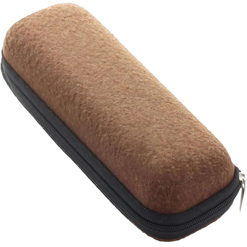 【メガネケース】 ウレタンセミハードケース SURE リサイクル素材：ブラウン