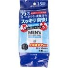 メンズ フェイス＆ボディシート クールタイプ 30×30cm 15枚入