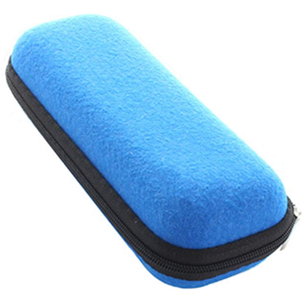 【メガネケース】 ウレタンセミハードケース SURE リサイクル素材：ブルー