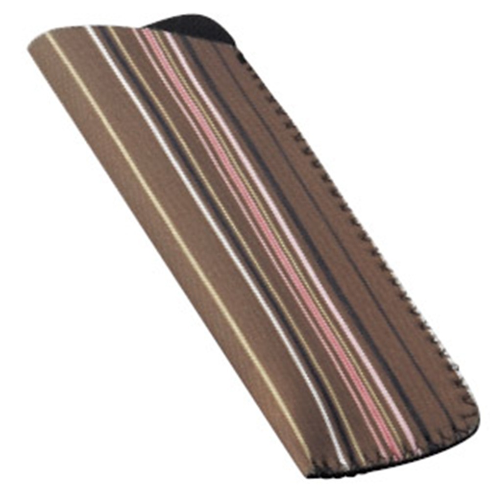 【メガネケース】ソフトメガネケース：カーキストライプ