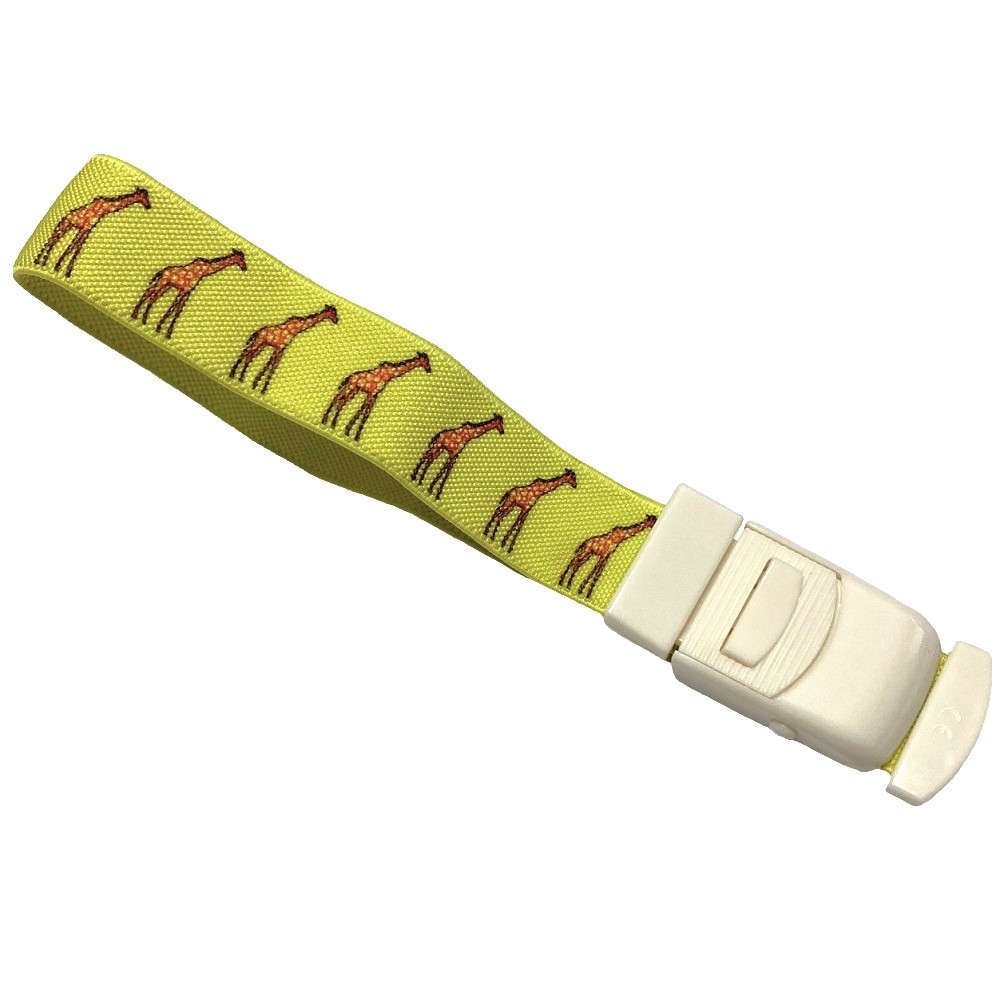 【駆血帯】 ワンタッチ駆血帯アニマル柄 ショート：イエロー