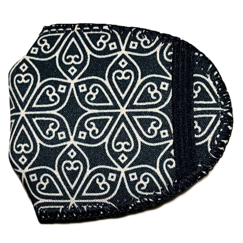 【弱視】【斜視】【保護】　めがねアイパッチ【アダルト用】：レギュラーサイズ ダマスク