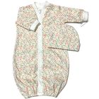 【未熟児】【低出生体重児】【早産児】【NICU】用 ベビー服：長袖ガウン ミミ 帽子付き