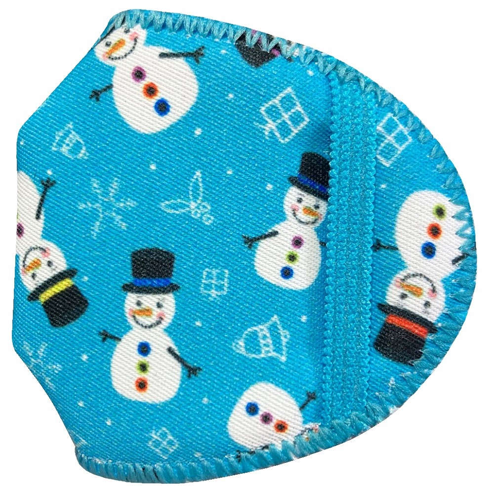 【弱視】【斜視】【訓練用】　めがねアイパッチ【キッズ用】：スノーマン