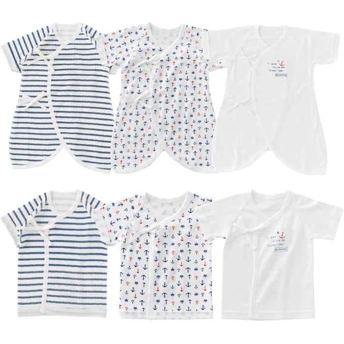 【新生児】 ボーイズ短肌着・コンビ肌着 【サイズ50-60】