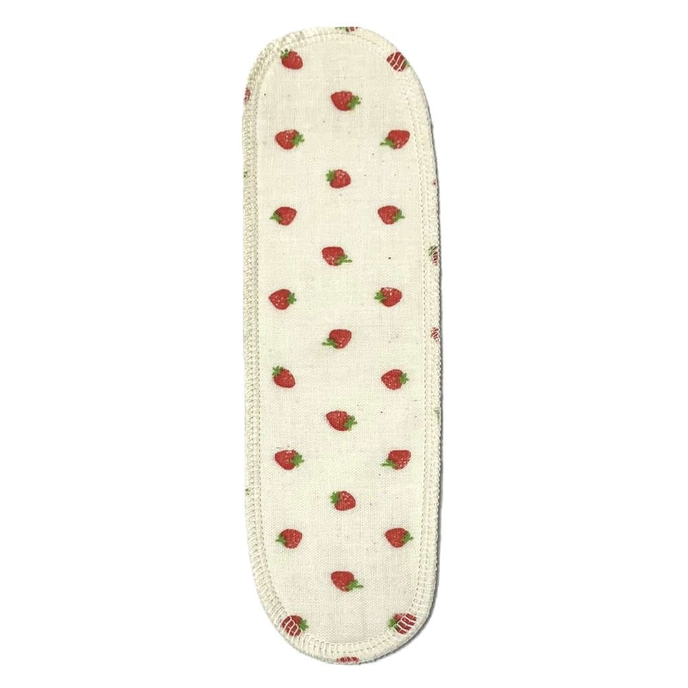 【アウトレット】 布ナプキン用 スリムパッド レギュラー 21cm：ストロベリー