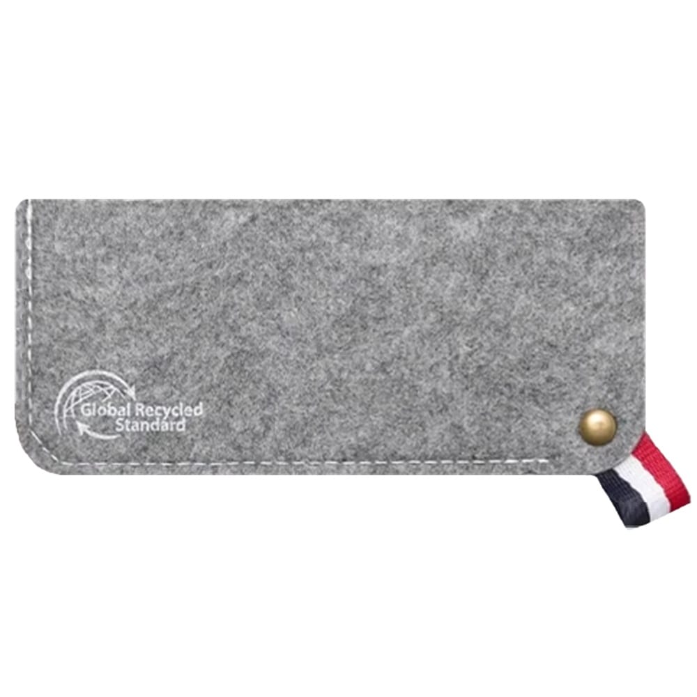 【メガネケース】 ソフトメガネケース SURE：グレー