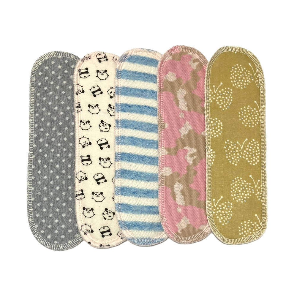 【アウトレット】 布ナプキン用 スリムパッド レギュラー 21cm 5枚セット