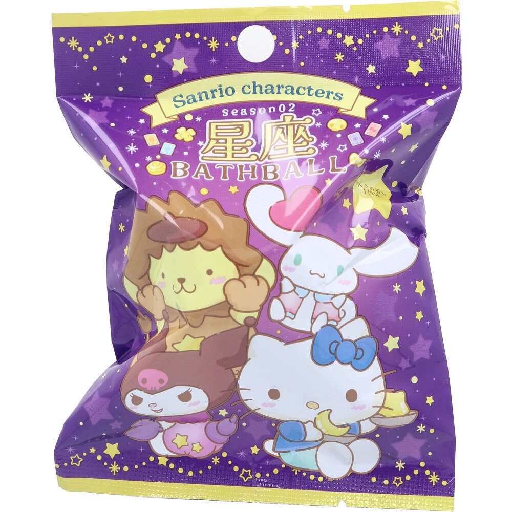 【入浴剤】サンリオキャラクターズ 星座season02 バスボール りんごの香り 75g 1回