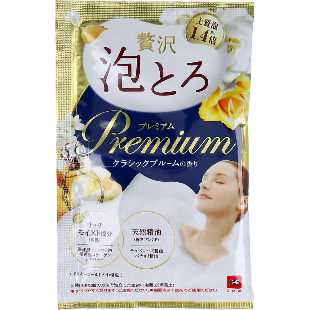 【入浴剤】お湯物語 贅沢泡とろ プレミアム 入浴料 クラシックブルームの香り 40g
