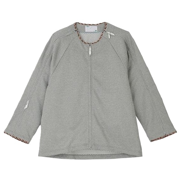 【透析】【入院】【介護】【男女兼用】 リハビリネマキ（上のみ）：グレー