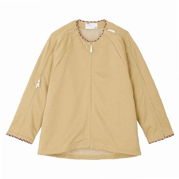 【透析】【入院】【介護】【男女兼用】 リハビリネマキ（上のみ）：ブラウン