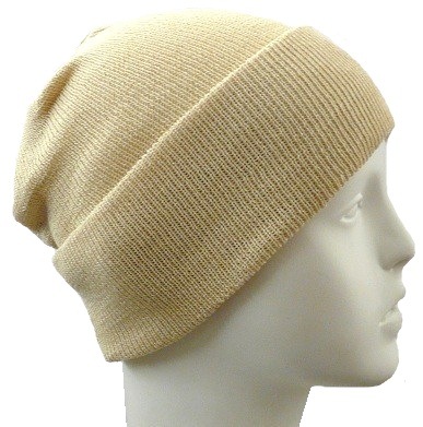 【抗がん剤治療】【医療用帽子】【ケア帽子】 大杉ニットルームキャップ：５型 ベージュ