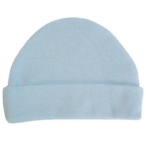 【未熟児】【低出生体重児】【早産児】【NICU】用 ベビー服：コットン帽子 ブルー