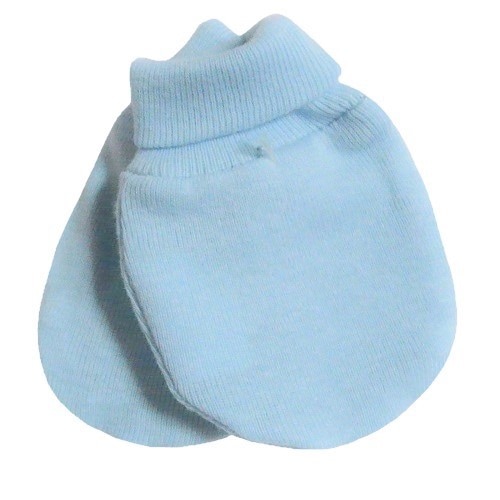 【未熟児】【低出生体重児】【早産児】【NICU】用 ベビー服：ミトン ブルー
