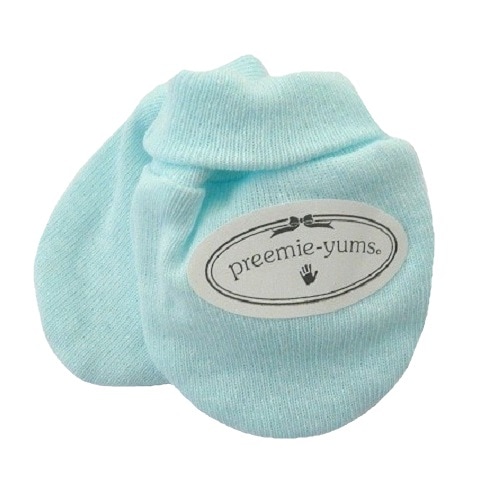 【未熟児】【低出生体重児】【早産児】【NICU】用 ベビー服：ミトン ミント