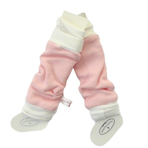【未熟児】【低出生体重児】【早産児】【NICU】用 ベビー服:レッグウォーマー ピンク