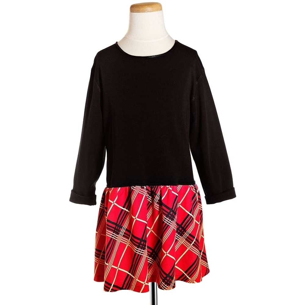 【感覚・触覚過敏症】【アトピー】【敏感肌】 子供服：100％オーガニックコットン ガールズワンピ：ホリデー